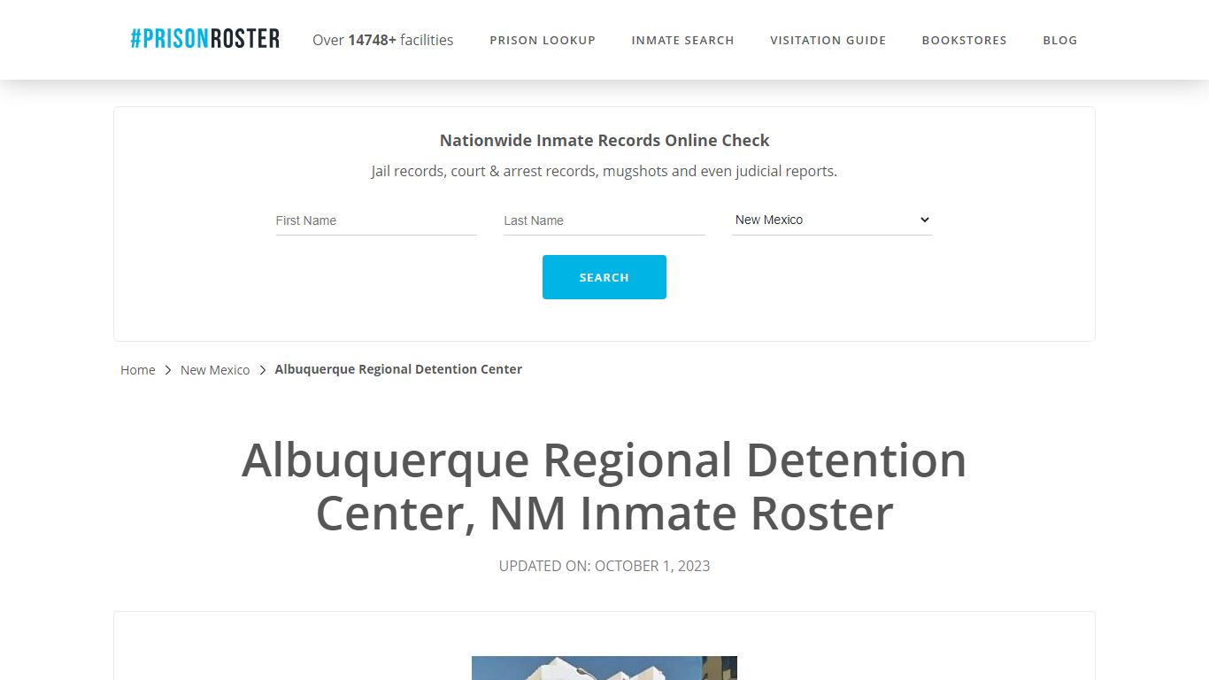 Albuquerque Regional Detention Center, NM Inmate Roster - Prisonroster